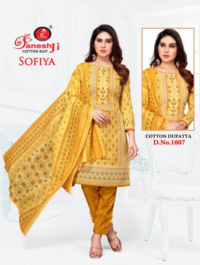 Ganeshji Sofia 1 Cotton Printed Casual Wear Designer Latest Dress Material